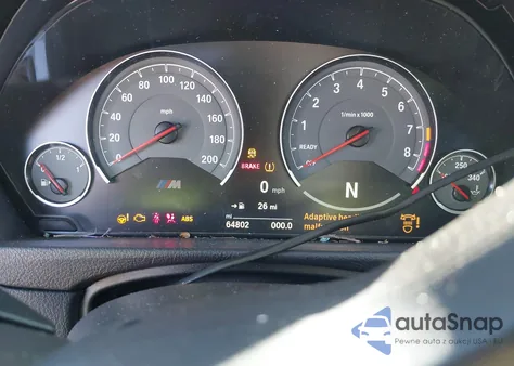 2016 BMW M4 z USA, uszkodzony, nr VIN WBS3R9C58GK336999